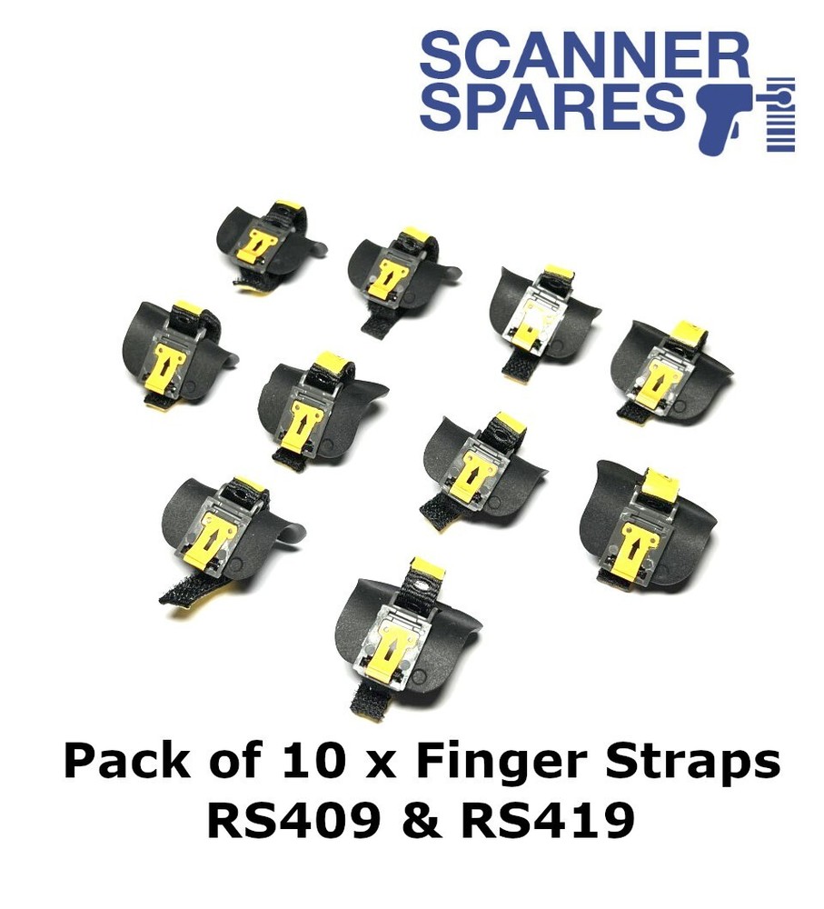 Pack of 10 x Finger Straps for Symbol Motorola RS409 & RS419 Finger Scanner