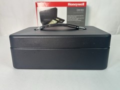 Honeywell 6112 Steel Cash Box 1 Bill & 5 Coin Slots 2 Keys Handle 9.8″ X 7.3″