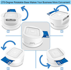 Dock for Square Reader – Compatible with 1St and 2Nd Generation Square Reader