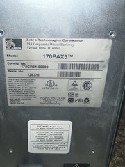 Zebra 170PAX3 172CR01-00000 Thermal Label Printer *Powers On* See Description*