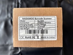 NADAMOO BUR3003 433MHz Wireless Barcode Scanner