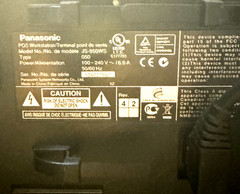 Panasonic JS-950WS 15″ Touchscreen POS Workstation w/ Card Reader