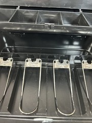 Unbranded Black Metal Lockable Cash Box W /Key