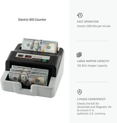 Maquina Para Contar Contadora De Billetes Con Deteccion De Billetes Falsos UV/MG