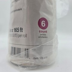 Office Depot – Thermal Paper Rolls, 2 1/4inch x 165ft – White – 4 Count BIN E10