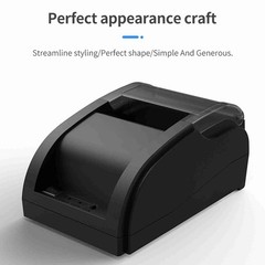 1-Thermal Receipt Printer USB BT Connection 60-80mm/s Desktop Thermal Printer