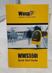 Wasp WCS3900 Barcode Scanner / Handheld No Power Supply.