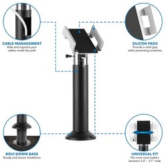 Mount-It! Universal Credit Card POS Terminal Stand for VeriFone Ingenico Reader