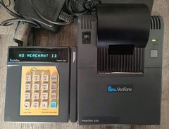Verifone TRANZ 380 Credit Card Reader & Verifone Receipt Printer 250 With Cords