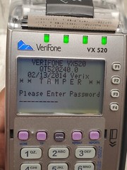 Verifone Credit Card Machine Terminal Reader Model VX520