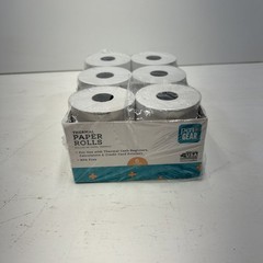 Pen+Gear 3-1/8″ x 190′ Thermal Receipt Paper Roll, 6 Count NEW In Torn Package