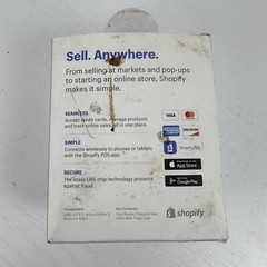 Shopify Chip And Swipe Card Reader Base Case White Point Of Sale POS No USB Cord