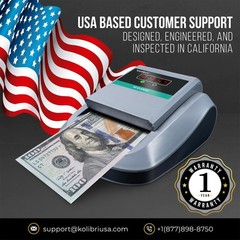 Kolibri KCD-1000 4-Way Portable Fake Currency Reader Counterfeit Bill Detector