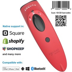 SocketScan&reg; S740 1D/2D Imager Barcode Scanner Red