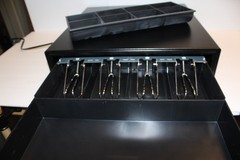 Redsis RM34101EKD A02 CASH DRAWER (Black) USED – Excellent Condition!
