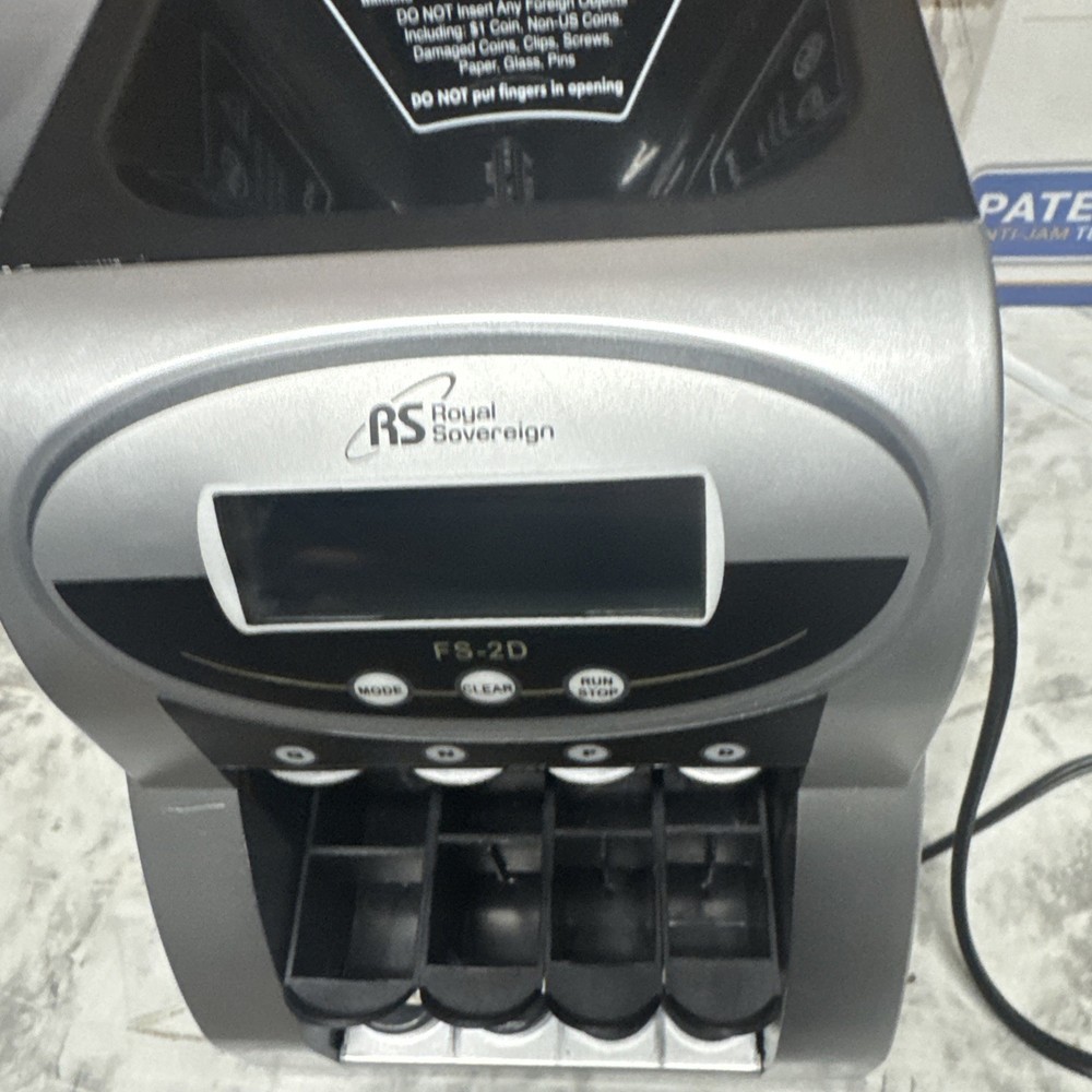 Royal Sovereign FS-2D Coin Counter 2 Row Digital Display Not Working