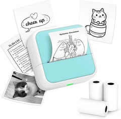 Phomemo Sticker Printer – Printpods Mini Printer with Stickers, Print Pod Xmas