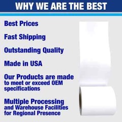 Alliance 2 Ply Carbonless Receipt Rolls 3″ x 90′ 2-Ply White/Canary 50 Rolls