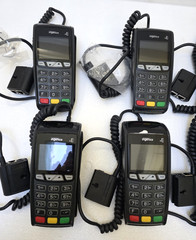 7 Ingenico Credit Card Readers iCT250 system only! UNTESTED!