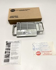 Addressograph Bartizan Portable Model 4200 Credit Card Imprinter Manual Slider