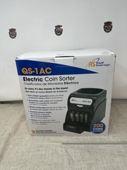 Royal Sovereign QS-1AC Coin Sorter Counter Machine tested and works perfectly