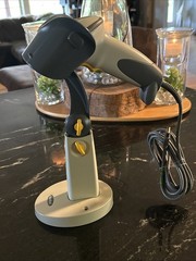 SYMBOL MOTOROLA ZEBRA NCR Handheld Barcode Scanner USB Cord DS6707 with Stand