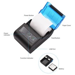 58mm Handheld Wireless Pocket Mobile POS Thermal Receipt Printer T8W61