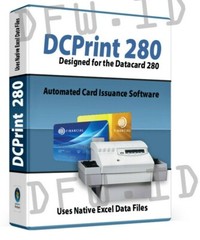 Datacard 280 Plus Card Embosser Foil Top Rear Indent Mag Encode 10x FASTER 150i
