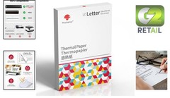 Reliable Biodegradable Thermal Printer Paper, 8.5×11, Perfect for Business