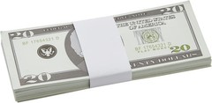 300 Money Bands Cash Wrappers Blank Currency Wraps Multipurpose White 7.8″x1.2″