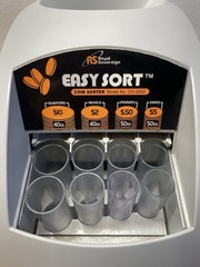 Royal Sovereign Easy Sort Electric Paper Coin Roll Tube Sorter Machine CO-2002