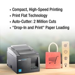 Star Micronics TSP143IIIW Wi-Fi (WLAN) Thermal Receipt Printer with Wireless…