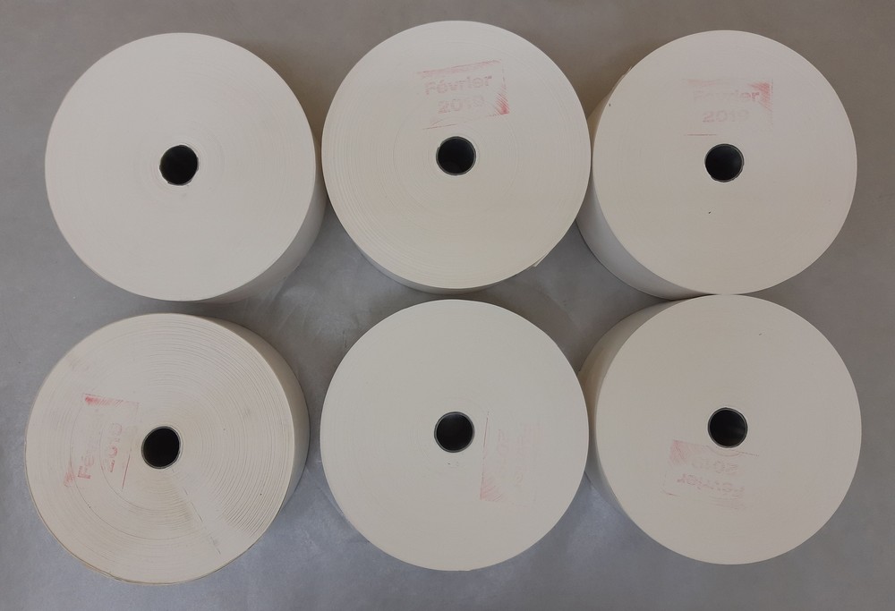 Lot of 6 Rolls BOB Thermal Paper 80 x 190 x 25 P/N 268081 *READ*