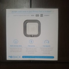Square A-PKG-0206-01 Credit Debit Card Reader – White for Apple iPhone and…