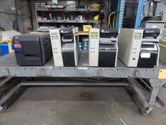 LOT OF 12 ZEBRA 105SL, 140XIIII, 140XIII, Z090-401-00004, CL4NX THERMAL LABEL PR