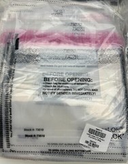 x1000 Currency Bag (10 Strap) Clear 585012 PermaLok Money Deposit Bags #73510