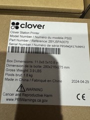 Clover Station Duo System C505 S505 P500 No Station Duo Hub