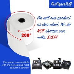 Casio PCR-T273, PCR-T280, PCR-T500, PCR-T2300 Thermal 50 Rolls (2-1/4″ x 200′)