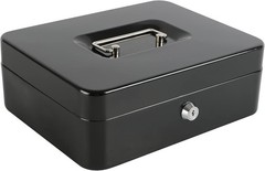 Durable Large Cash Box with Key Lock, 9.84″x7.87″x3.54″