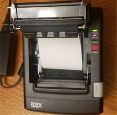 P.O.S POSX EVO Thermal Receipt Printer EVO-RP1 with Power Supply