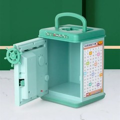 Money Bank Toy Electronic Cartoon Atm Cash Saving Box 1pc for Kids Large Savings