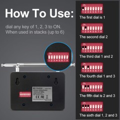 TD021 Wireless Repeater Signal Amplifier Extender for Restaurant Calling System