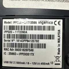 Ingenico IPP320 Payment Credit Card Reader Terminal With Base Stand View Photos