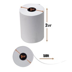 50 Rolls Case 2 1/4″ x 50′ Thermal Credit Card & Cash Register POS Receipt Paper