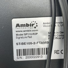 Ambir Technology SP110-RDP Signature Pad – ST-BE105-2-FTAMB