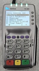 VeriFone VX805 CTLS Pin Pad Chip/Card Reader W/ Power Cord