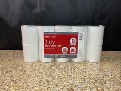 Office Depot 1-Ply Bond Paper Rolls 10 Count (2.75″ x 128′ Per Roll) White