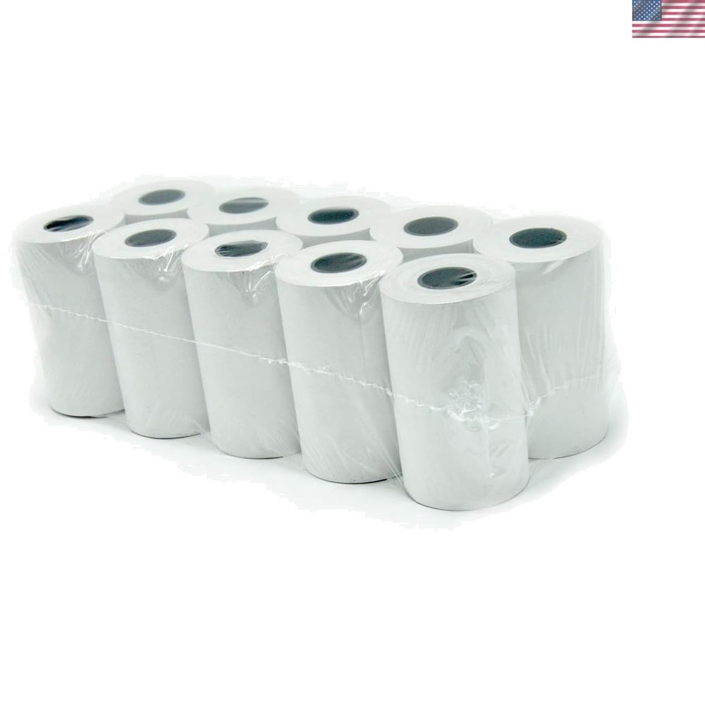 10 Rolls of 2 1/4″ x 50′ Biodegradable Thermal Paper for Verifone & Ingenico