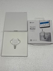 Square A-PKG-0206-01 Credit Debit Card Reader – White for Apple iPhone and…
