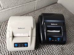 LOT OF 2 SAFESCAN TP-230 THERMAL PRINTER White and Black